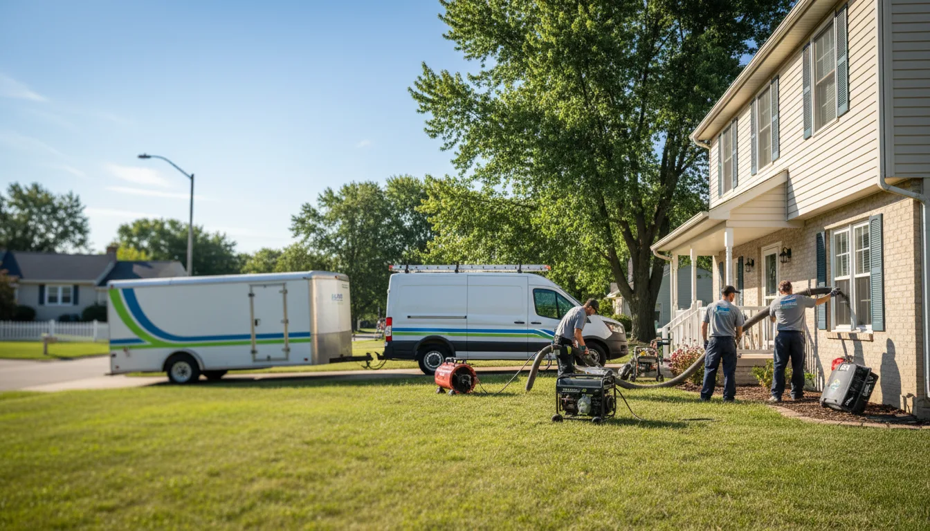 Flooded Basement Restoration And Cleanup With Repair in Pemberton, OH near me